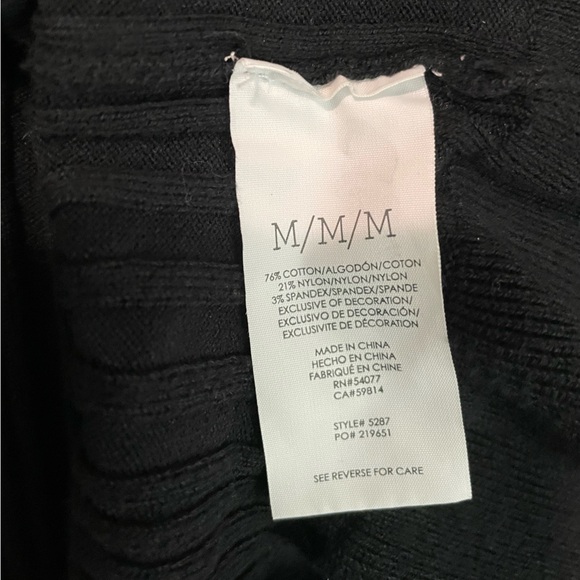 Cabi Party Cardi Black Sweater, medium, item #5287 - Picture 4 of 5